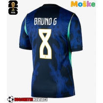 Moške Nogometnih dresov Brazilija Bruno Guimaraes #8 Gostujoči SP 2026 Kratki rokavi
